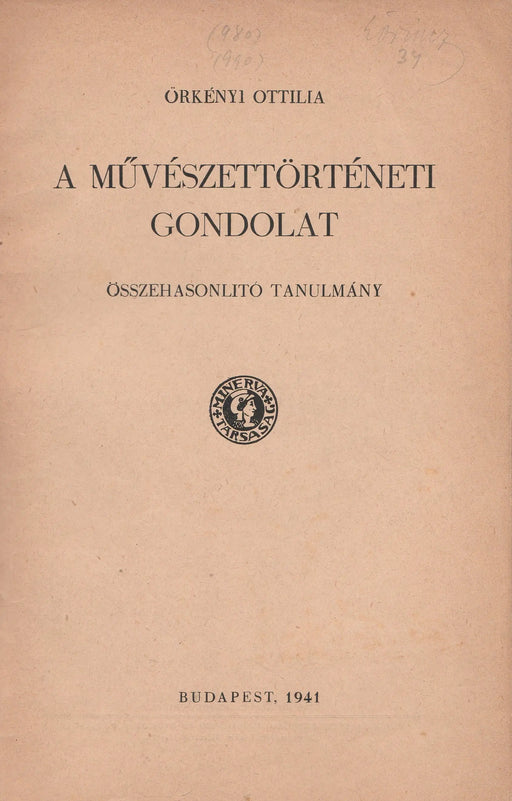 A művészettörténeti gondolat - Oskola Antikvárium