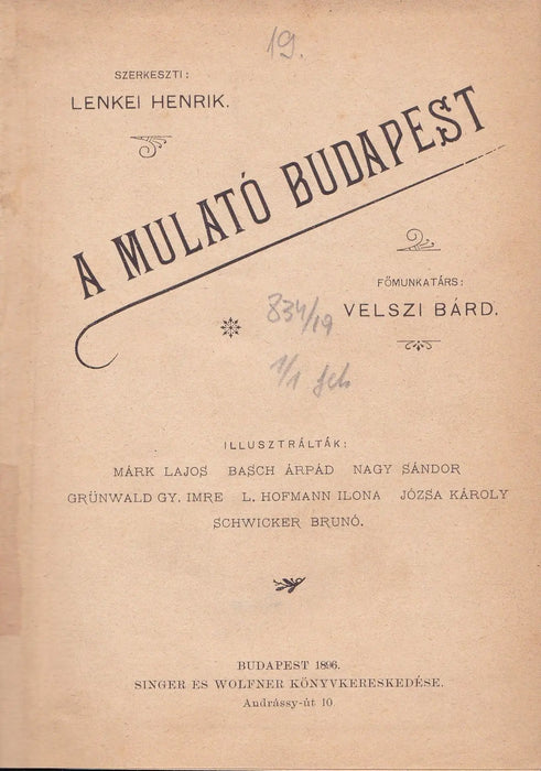 A mulató Budapest - Oskola Antikvárium