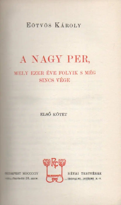 A nagy per I - III. - Oskola Antikvárium