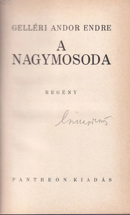 A nagymosoda - Oskola Antikvárium