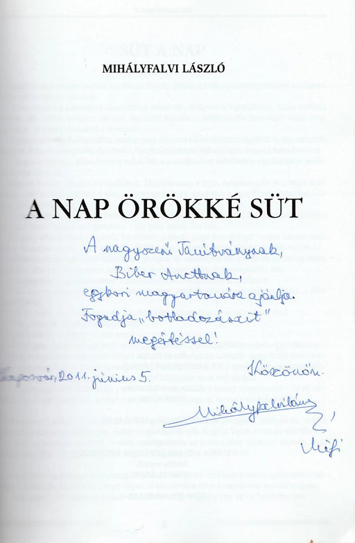 A nap örökké süt - Oskola Antikvárium
