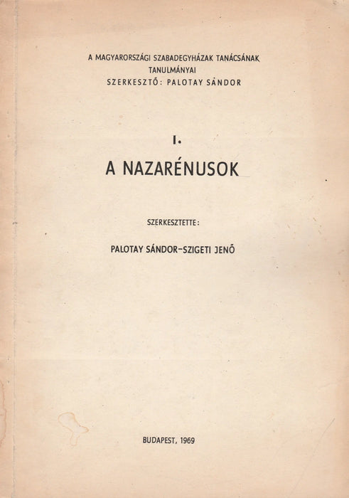 A nazarénusok I. - Oskola Antikvárium