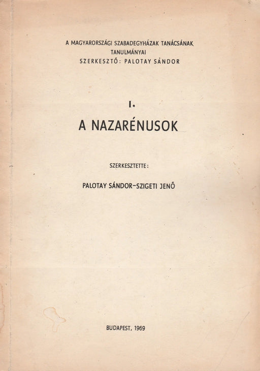 A nazarénusok I. - Oskola Antikvárium