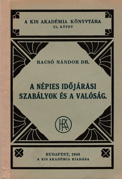 A népies időjárási szabályok és a valóság - Oskola Antikvárium