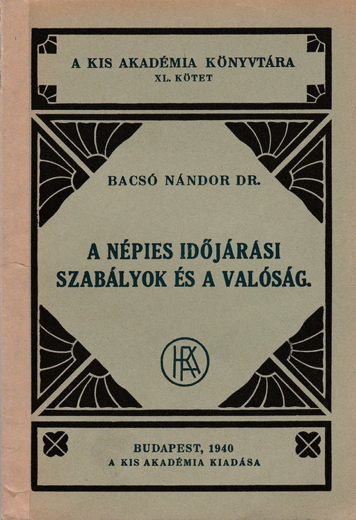 A népies időjárási szabályok és a valóság - Oskola Antikvárium