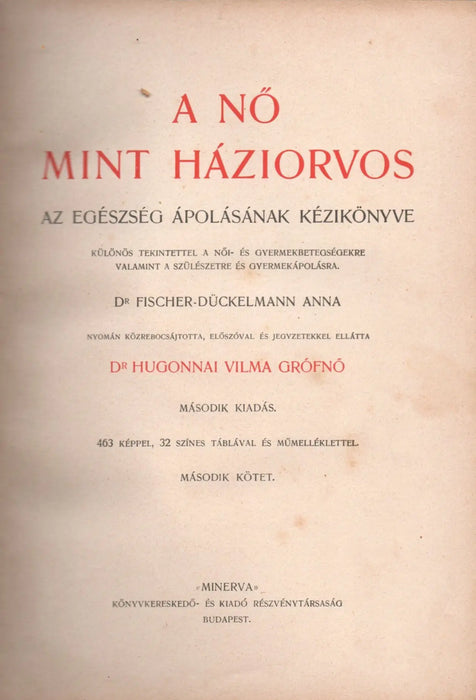 A nő mint háziorvos II. - Oskola Antikvárium