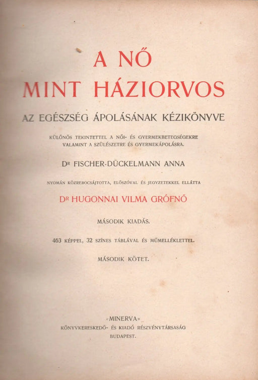 A nő mint háziorvos II. - Oskola Antikvárium