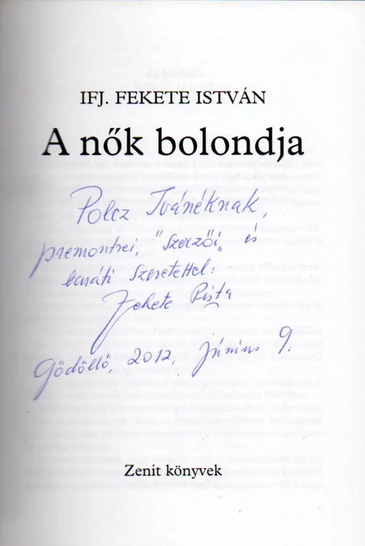 A nők bolondja - Oskola Antikvárium