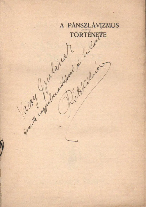 A pánszlávizmus története - Oskola Antikvárium