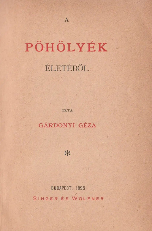 A pöhölyék életéből - Oskola Antikvárium