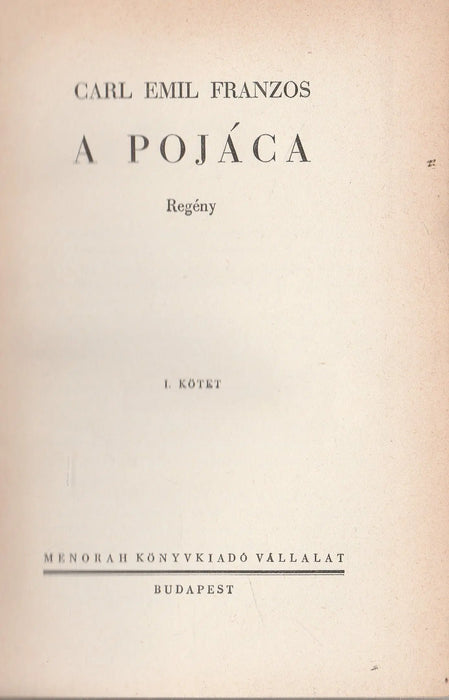 A pojáca I - II. - Oskola Antikvárium