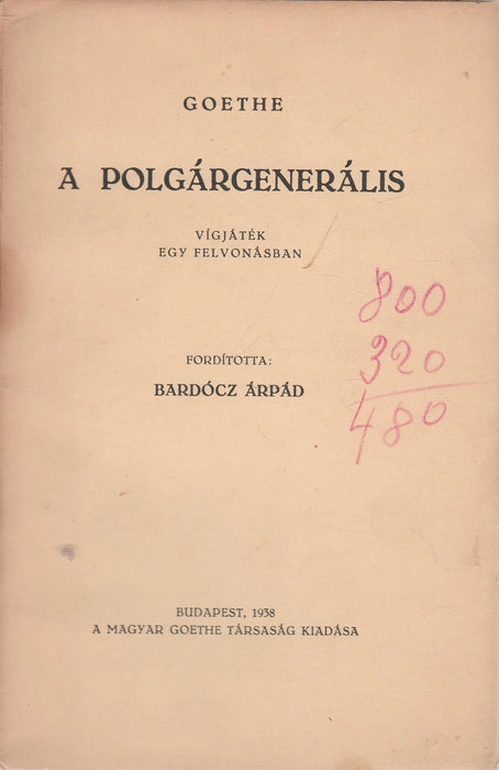 A polgárgenerális - Oskola Antikvárium
