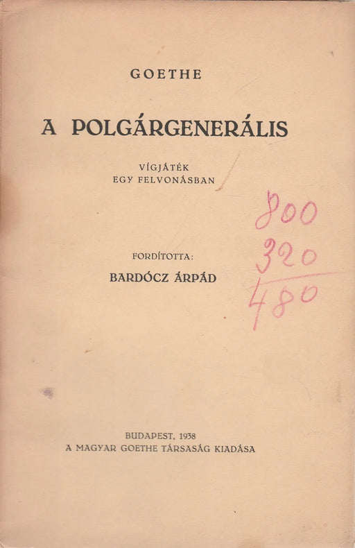 A polgárgenerális - Oskola Antikvárium