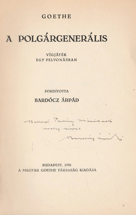 A polgárgenerális - Oskola Antikvárium