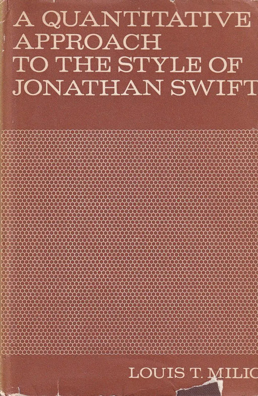 A Quantitative Approach to the Style of Jonathan Swift - Oskola Antikvárium