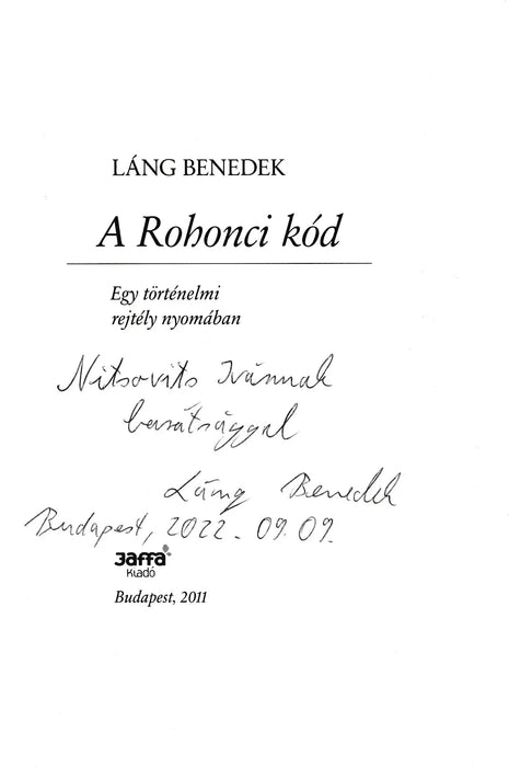 A Rohonci kód - Oskola Antikvárium
