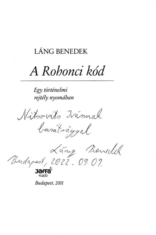 A Rohonci kód - Oskola Antikvárium