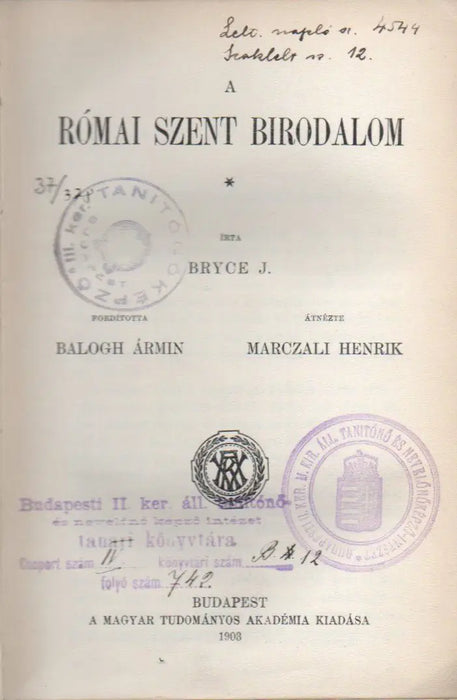 A Római Szent Birodalom - Oskola Antikvárium