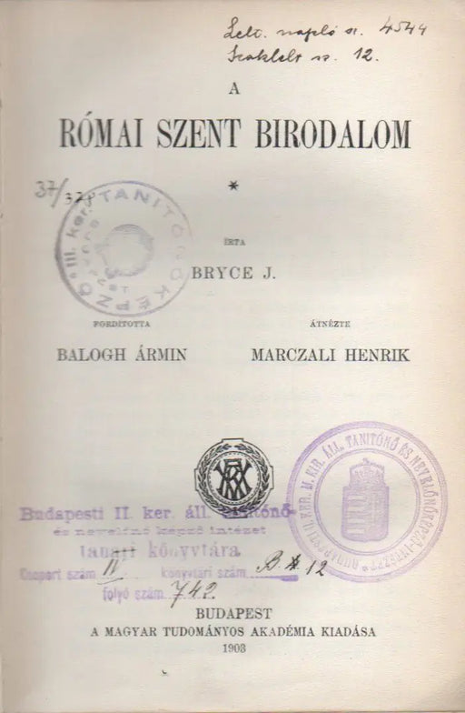 A Római Szent Birodalom - Oskola Antikvárium