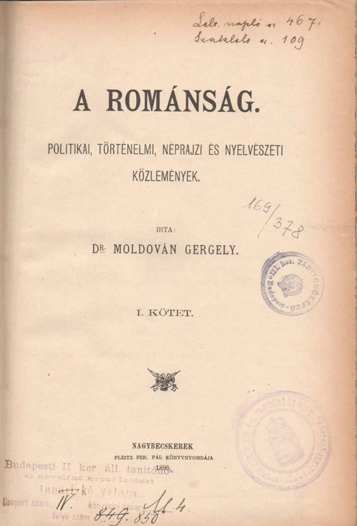A románság I - II. - Oskola Antikvárium