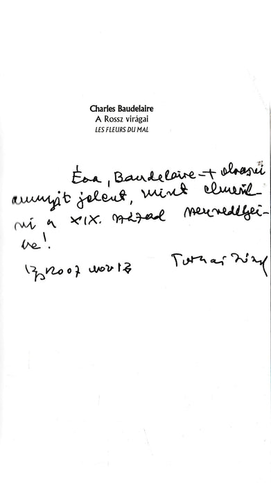 A Rossz virágai - Oskola Antikvárium