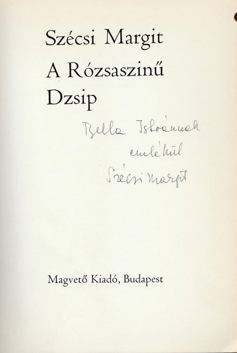 A Rózsaszinű Dzsip - Oskola Antikvárium