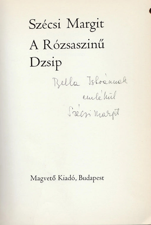 A Rózsaszinű Dzsip - Oskola Antikvárium