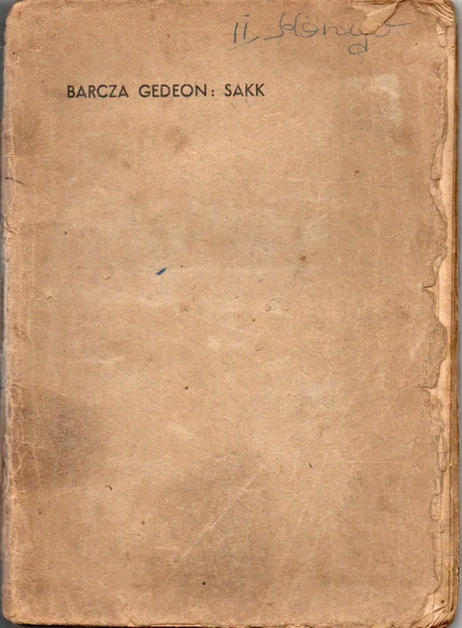 A sakk - Oskola Antikvárium