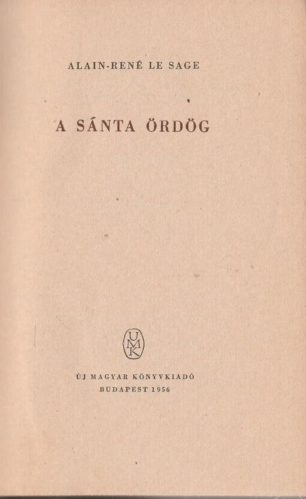 A sánta ördög - Oskola Antikvárium