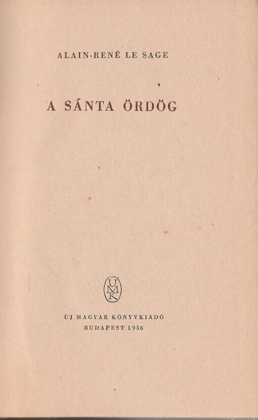 A sánta ördög - Oskola Antikvárium
