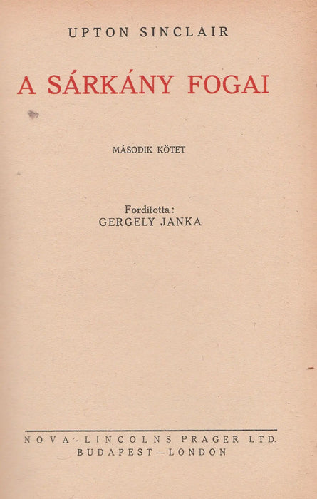 A sárkány fogai I - II. - Oskola Antikvárium