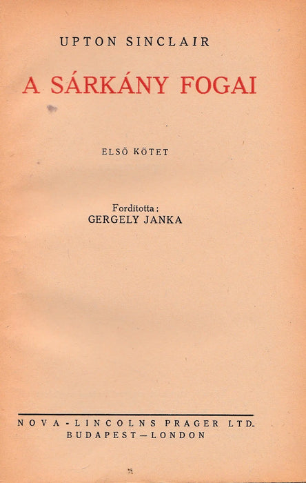 A sárkány fogai I - II. - Oskola Antikvárium