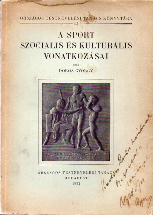 A sport szociális és kulturális vonatkozásai - Oskola Antikvárium