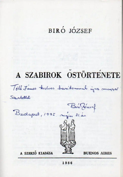 A szabirok őstörténete I - III. - Oskola Antikvárium