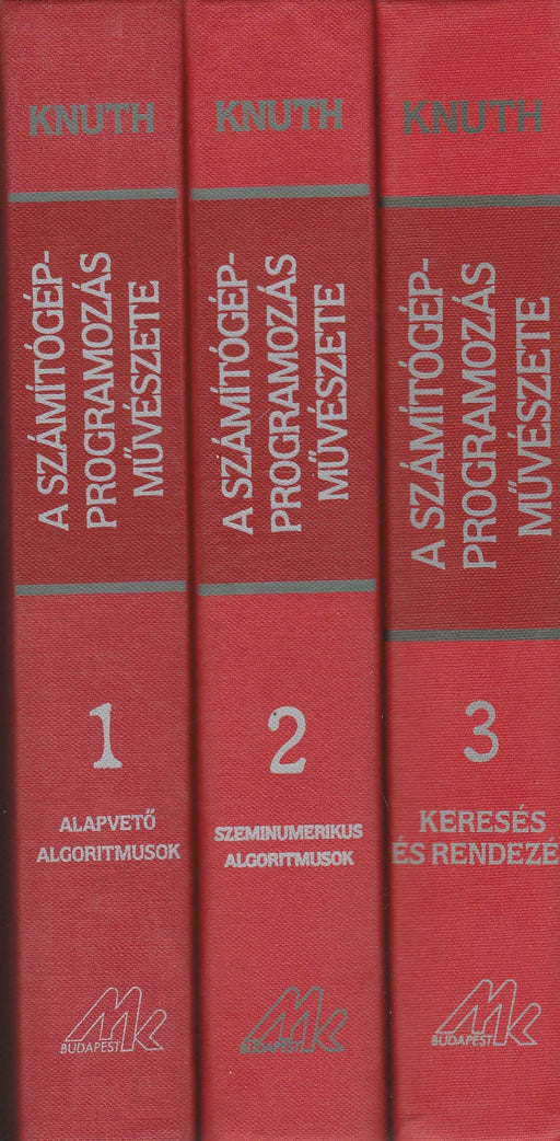 A számítógép - programozás művészete 1 - 3. - Oskola Antikvárium