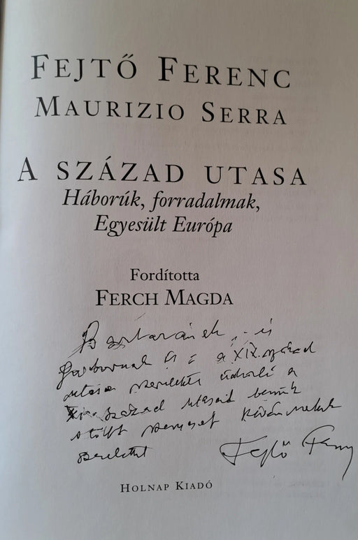 A század utasa - Oskola Antikvárium