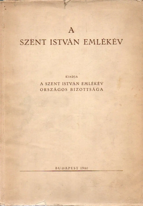 A Szent István Emlékév - Oskola Antikvárium