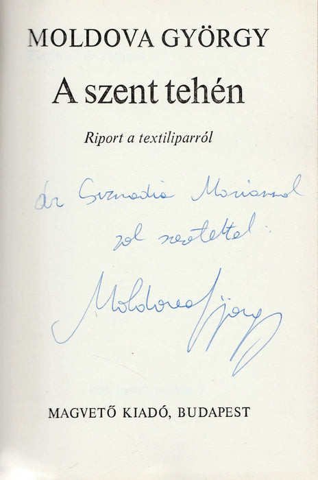 A szent tehén - Oskola Antikvárium