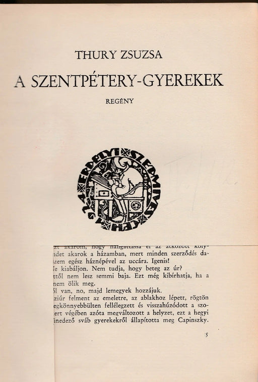 A Szentpétery - gyerekek - Oskola Antikvárium