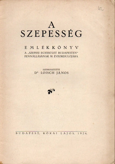 A Szepesség - Oskola Antikvárium