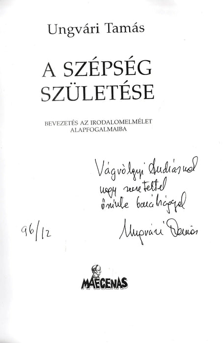 A szépség születése - Oskola Antikvárium