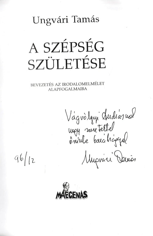 A szépség születése - Oskola Antikvárium