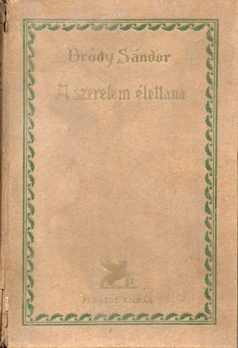 A szerelem élettana - Oskola Antikvárium