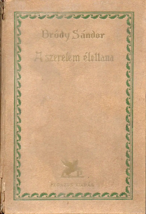 A szerelem élettana - Oskola Antikvárium