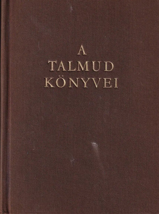 A Talmud könyvei - Oskola Antikvárium
