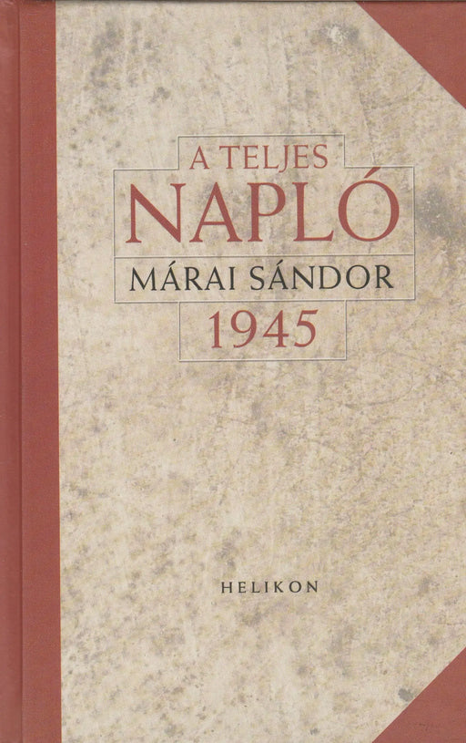 A teljes napló 1945 - Oskola Antikvárium