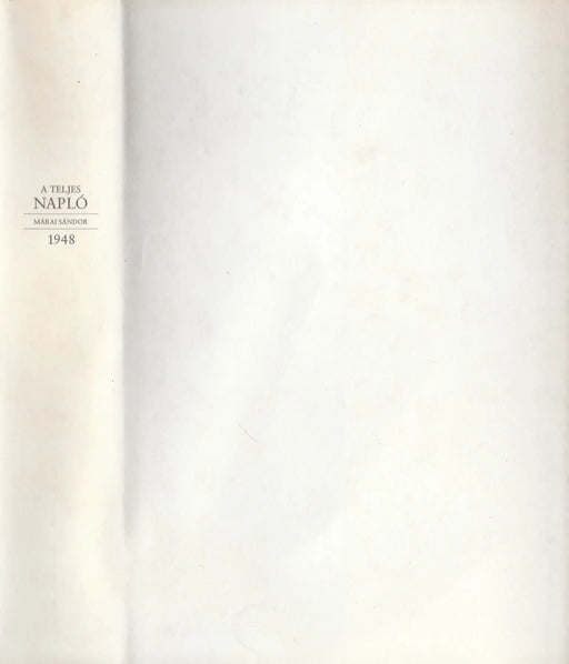 A teljes napló 1948 - Oskola Antikvárium