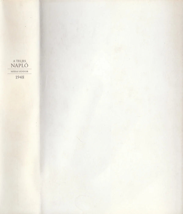 A teljes napló 1948 - Oskola Antikvárium