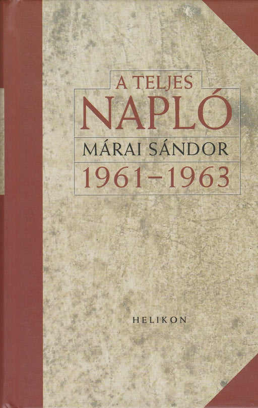 A teljes napló 1961 - 1963 - Oskola Antikvárium
