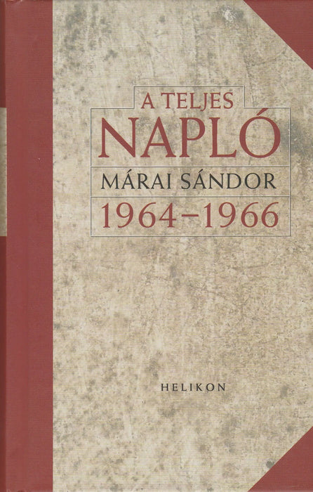 A teljes napló 1964 - 1966 - Oskola Antikvárium
